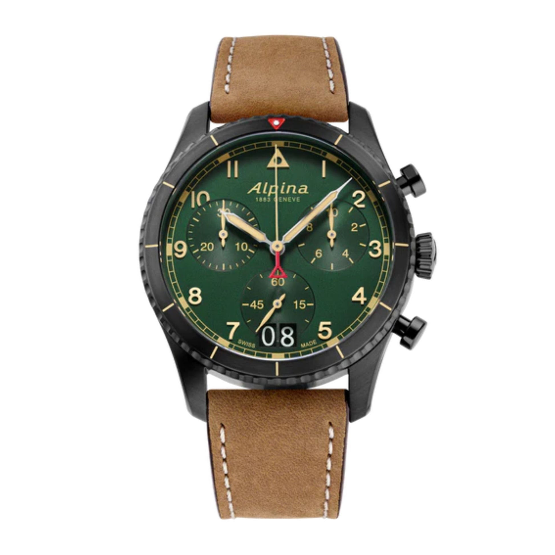 Relógio Alpina Startimer Pilot AL-372GR4FBS26 - Quartzo - 41mm