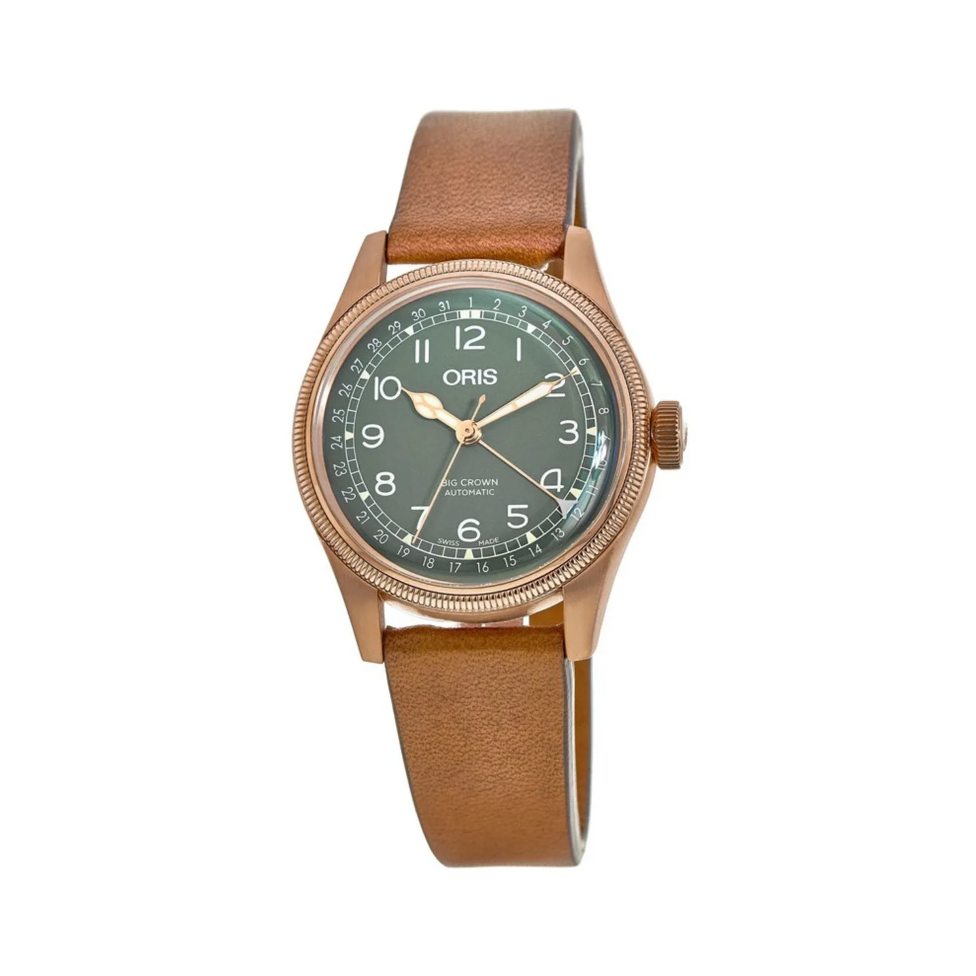 Relógio Oris BIG CROWN Bronze Pointer Date 01 754 7749 3167-07 5 17 66BR