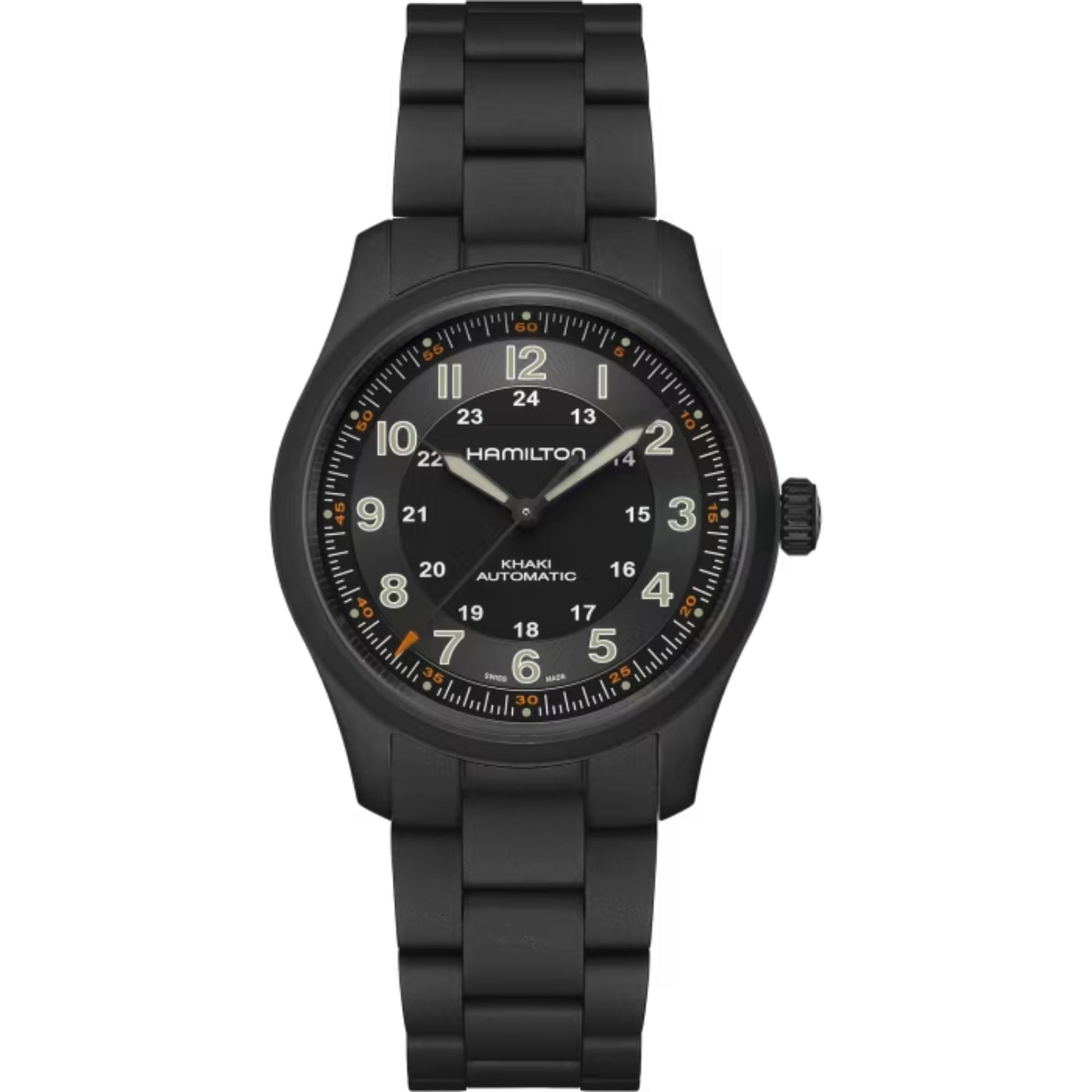 Relógio Hamilton Khaki Field TITANIUM - H70215130 - Automático 38mm