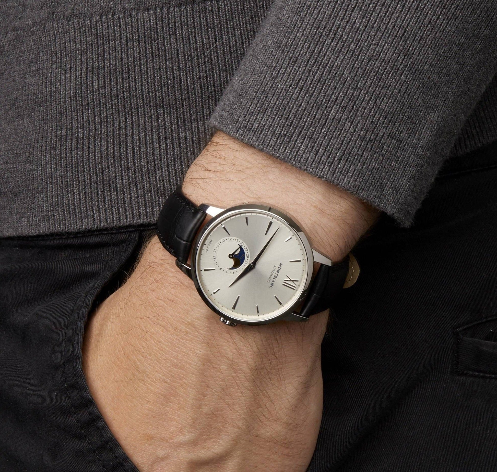 Relógio Montblanc Meisterstuck Heritage Moonstruck 110699 - Automático - 39mm