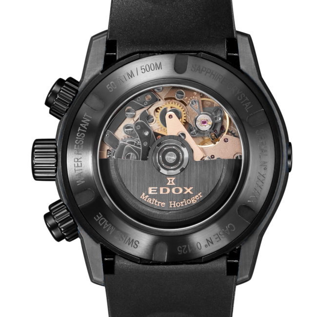 Relógio Edox CO-1 CO-1 Carbon Chronograph Automatic Ø 45 mm | 01125-CCN-NR