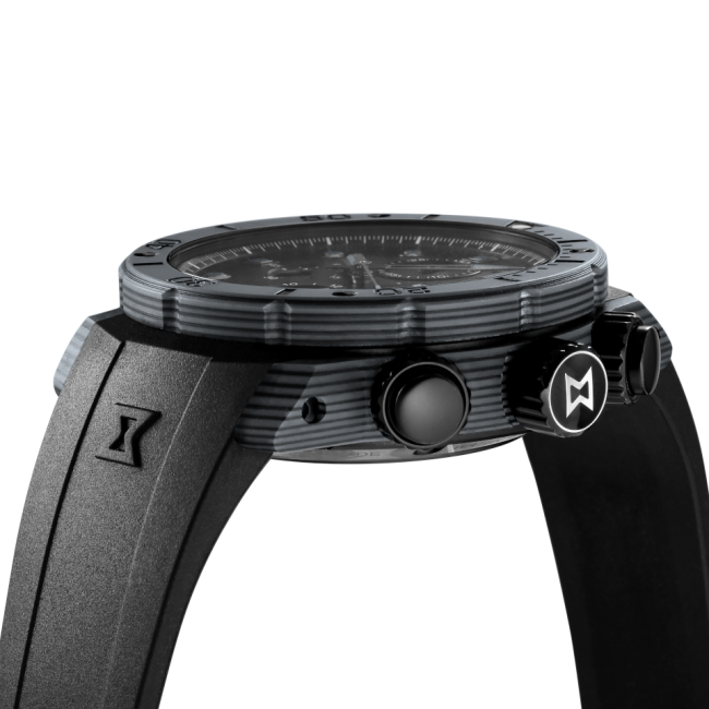 Relógio Edox CO-1 CO-1 Carbon Chronograph Automático Ø 45 mm | 01125-CLNGN-BUNN