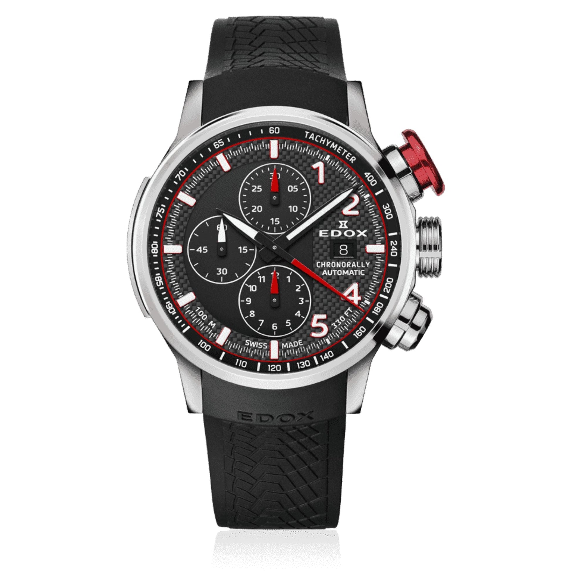 Relógio Edox CHRONORALLY 01129-TRCA-NCAR - Automático 45mm