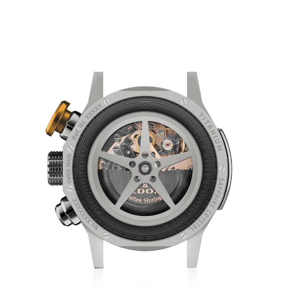 Relógio Edox CHRONORALLY 01129-TTNJCN-BUNJ - Automático 45mm