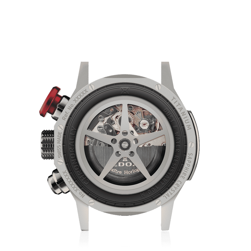 Relógio Edox CHRONORALLY 01129-TRCA-NCAR - Automático 45mm