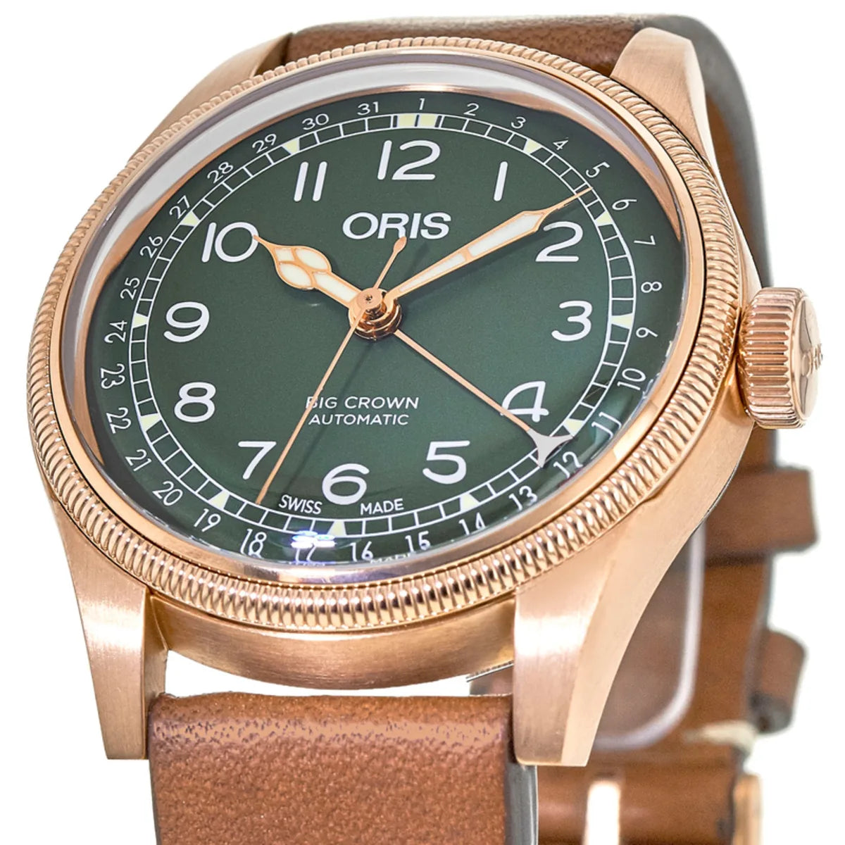 Relógio Oris BIG CROWN Bronze Pointer Date 01 754 7749 3167-07 5 17 66BR