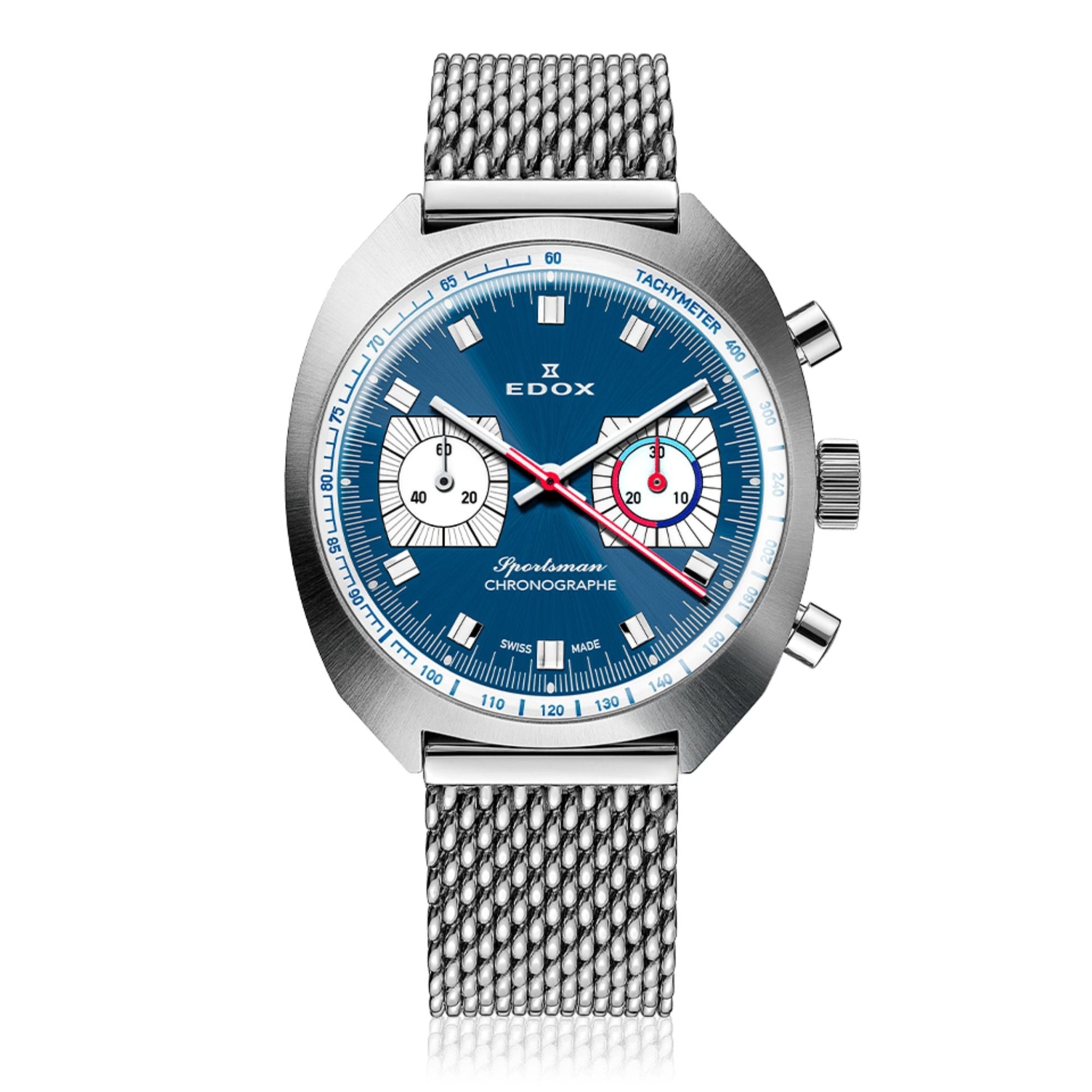 Relógio Edox SPORTSMAN CHRONOGRAPHE 08202-3BU-BUIN - Automático 41mm