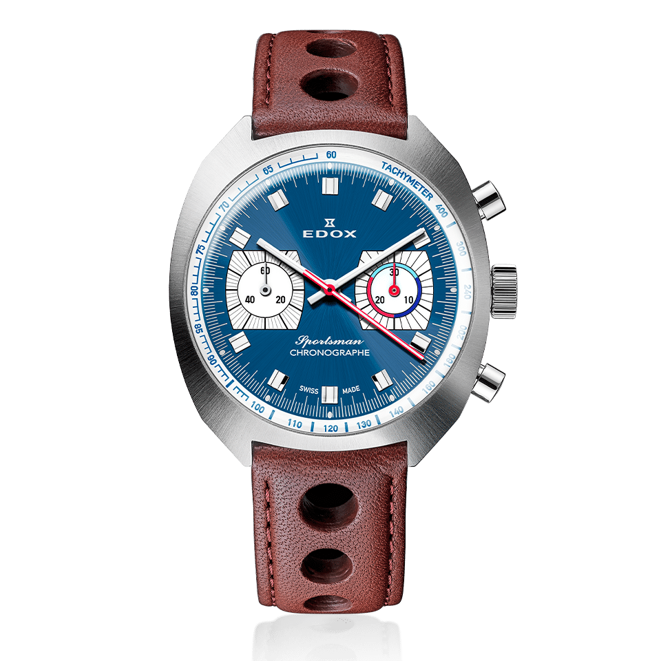 Relógio Edox SPORTSMAN CHRONOGRAPHE 08202-3BU-BUIN - Automático 41mm