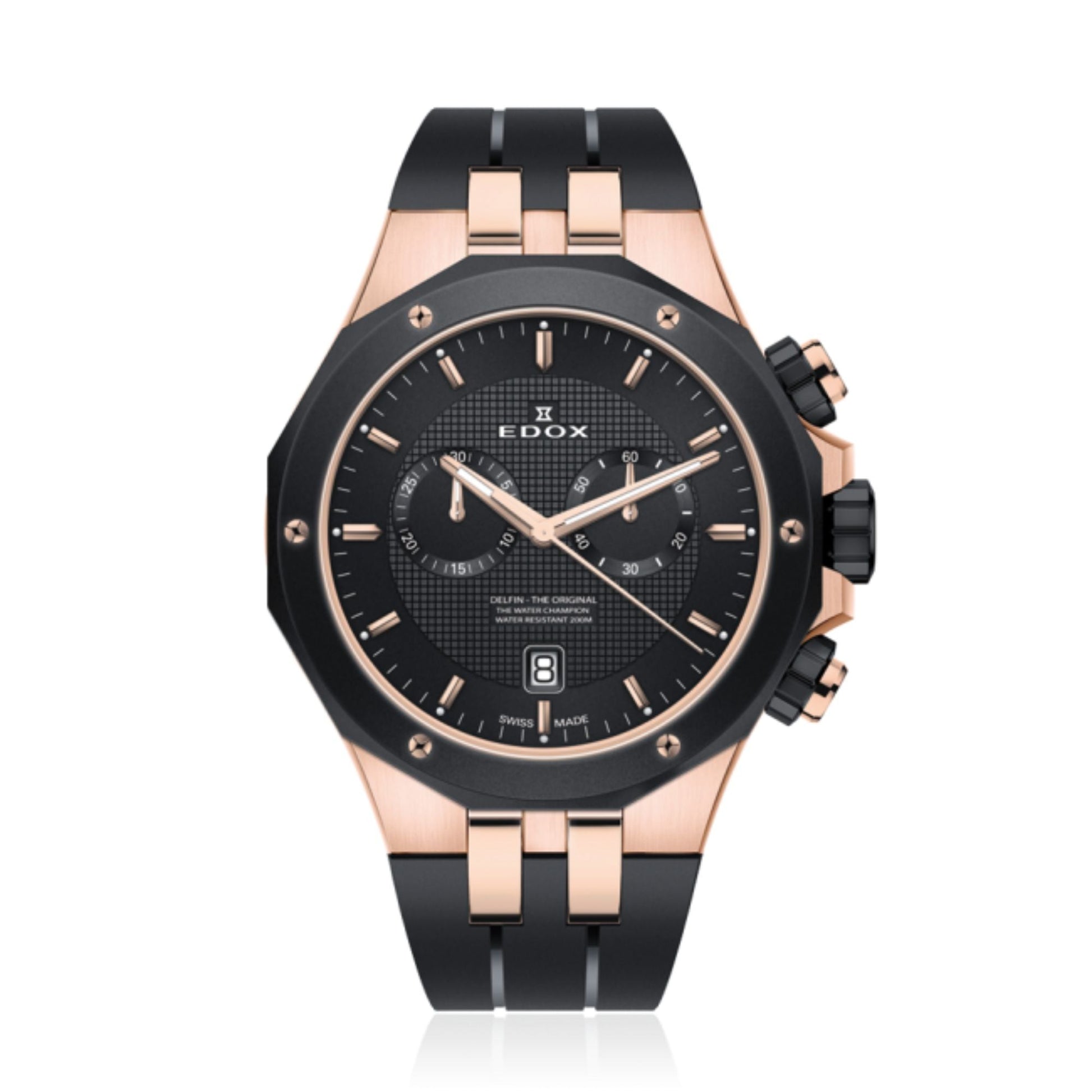 Relógio Edox DELFIN CHRONOGRAPH 10110-357RNCA-NIR - Quartzo 43mm