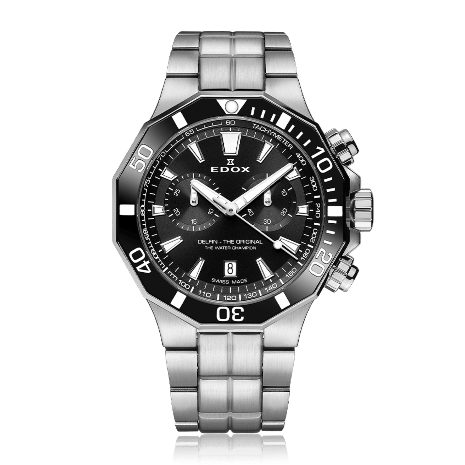 Relógio Edox DELFIN THE ORIGINAL CHRONOGRAPH 10112-3NM-NIN - Quartzo 43mm