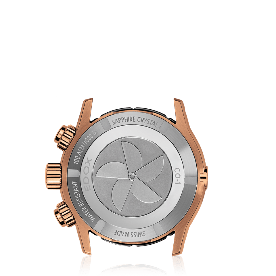 Relógio Edox CO-1 Chronograph Ø 45 mm | Quartzo 10242-TINR-NIR