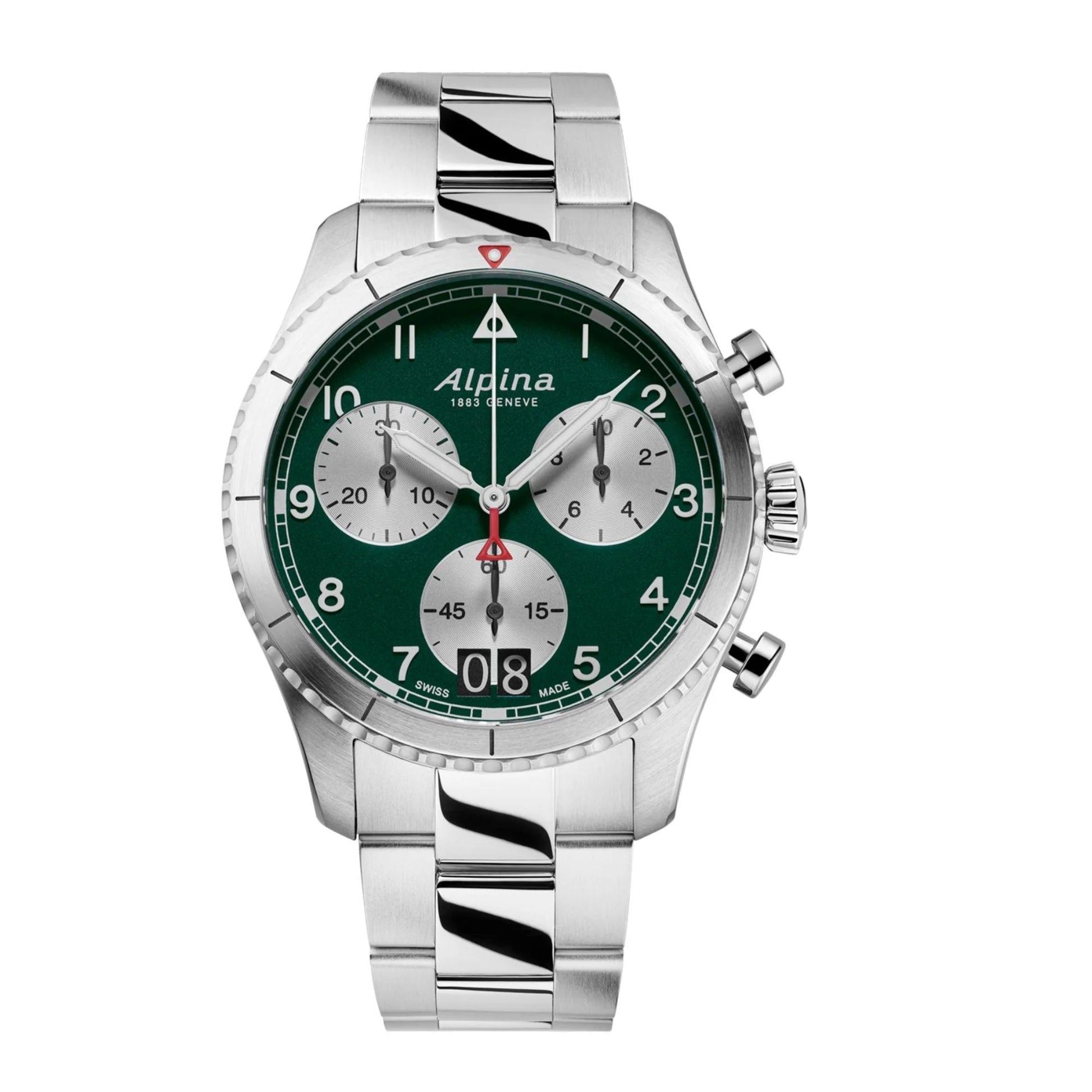 Relógio Alpina Startimer Pilot AL-372GRS4S26B - Quartzo - 41mm