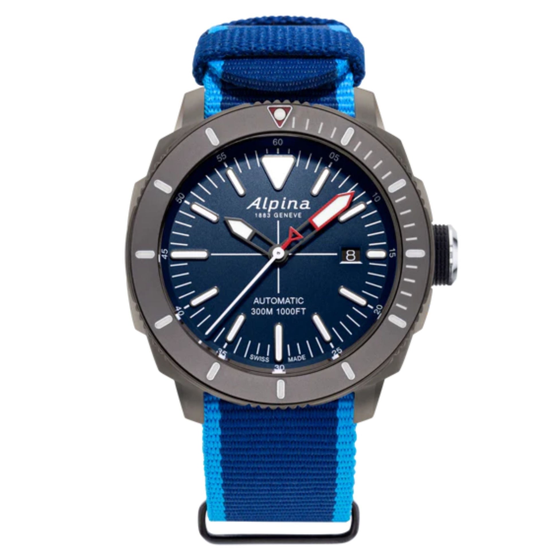 Relógio Alpina Seastrong Diver 300 AL-525LNNG4TV6-CW - Automático 44mm