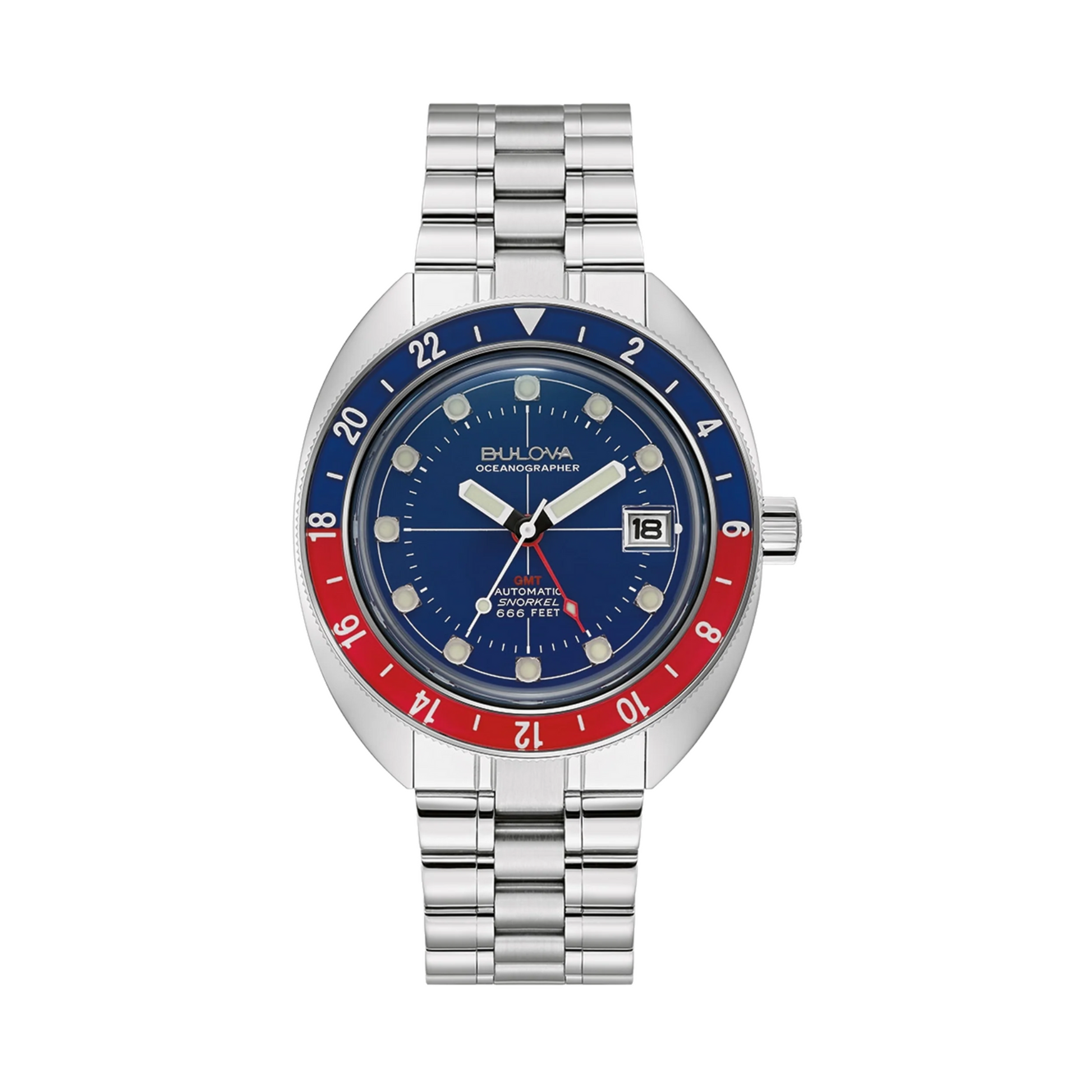 Relógio Bulova 96B405 Oceanographer Devil Diver GMT
