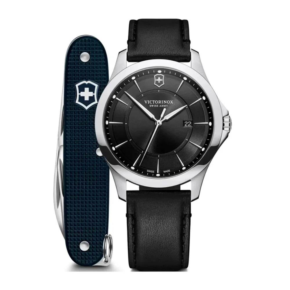 Relógio Victorinox Alliance Mens Watch And Pen Knife Box Set 241904.1