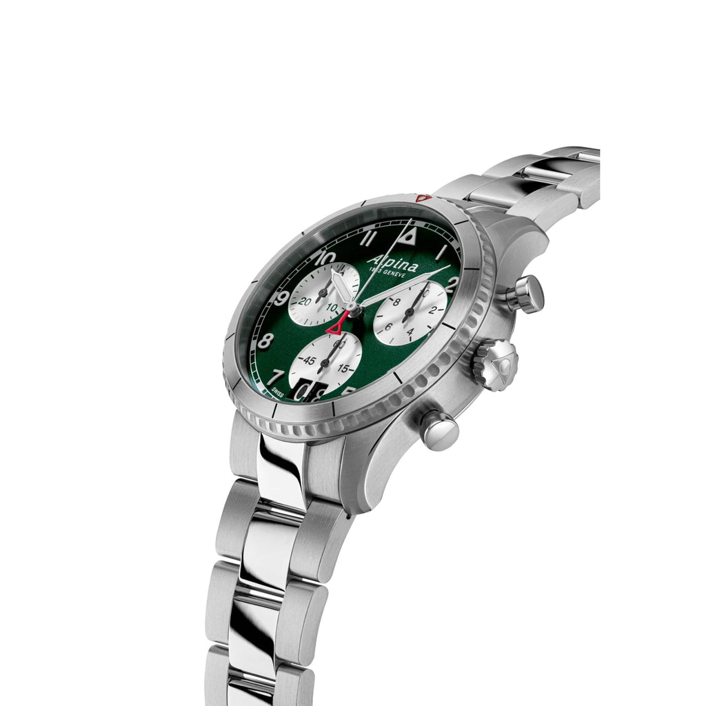 Relógio Alpina Startimer Pilot AL-372GRS4S26B - Quartzo - 41mm
