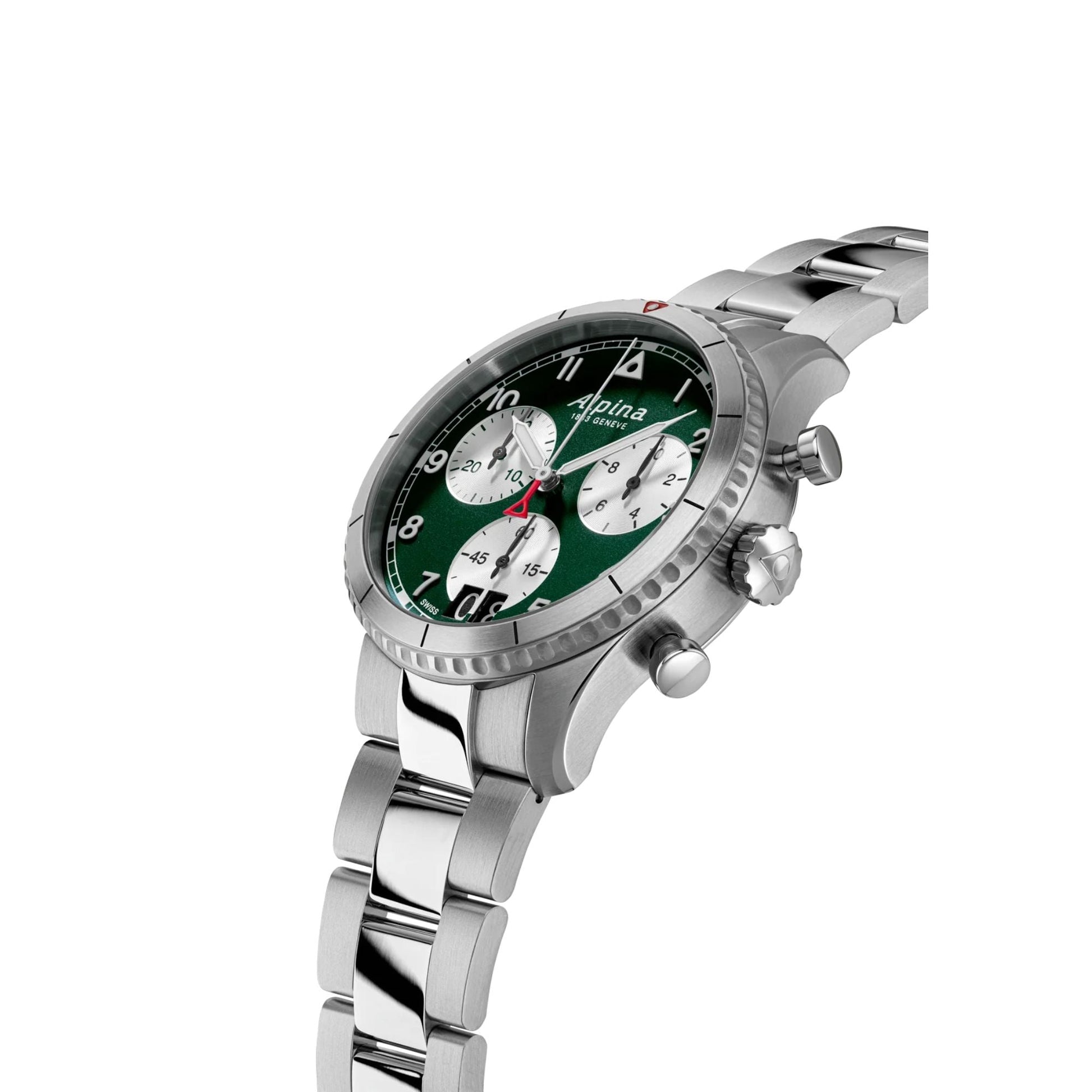 Relógio Alpina Startimer Pilot AL-372GRS4S26B - Quartzo - 41mm