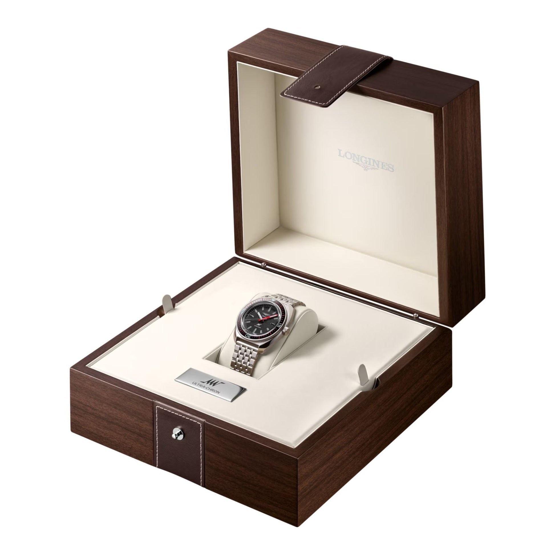 Relógio Longines Accuracy L2.836.4.52.6 - Automático 43mm