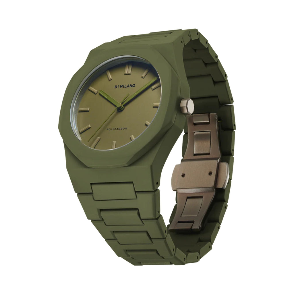 Relógio D1 Milano MILITARY GREEN D1-PCBJ22 - Quartzo 40.5mm