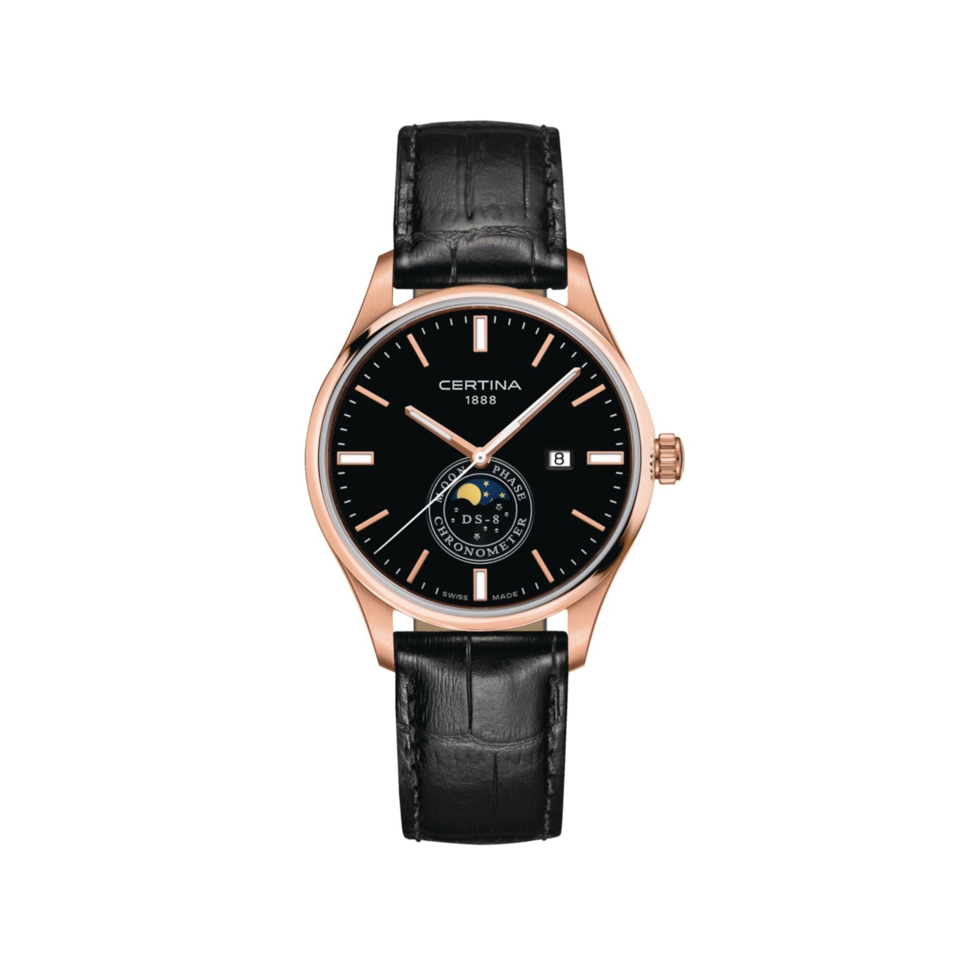 Relógio Certina DS 8 Moon Phase C0334573605100 - Quartzo - 41mm