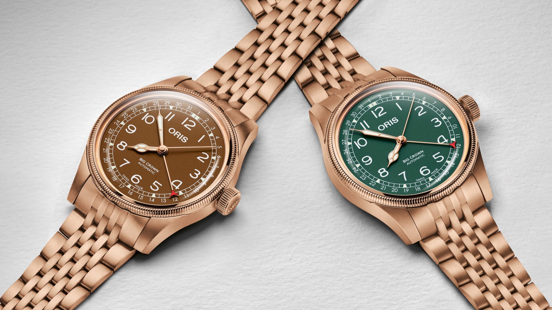 Relógio Oris BIG CROWN BRONZE POINTER DATE - Automático - 40mm