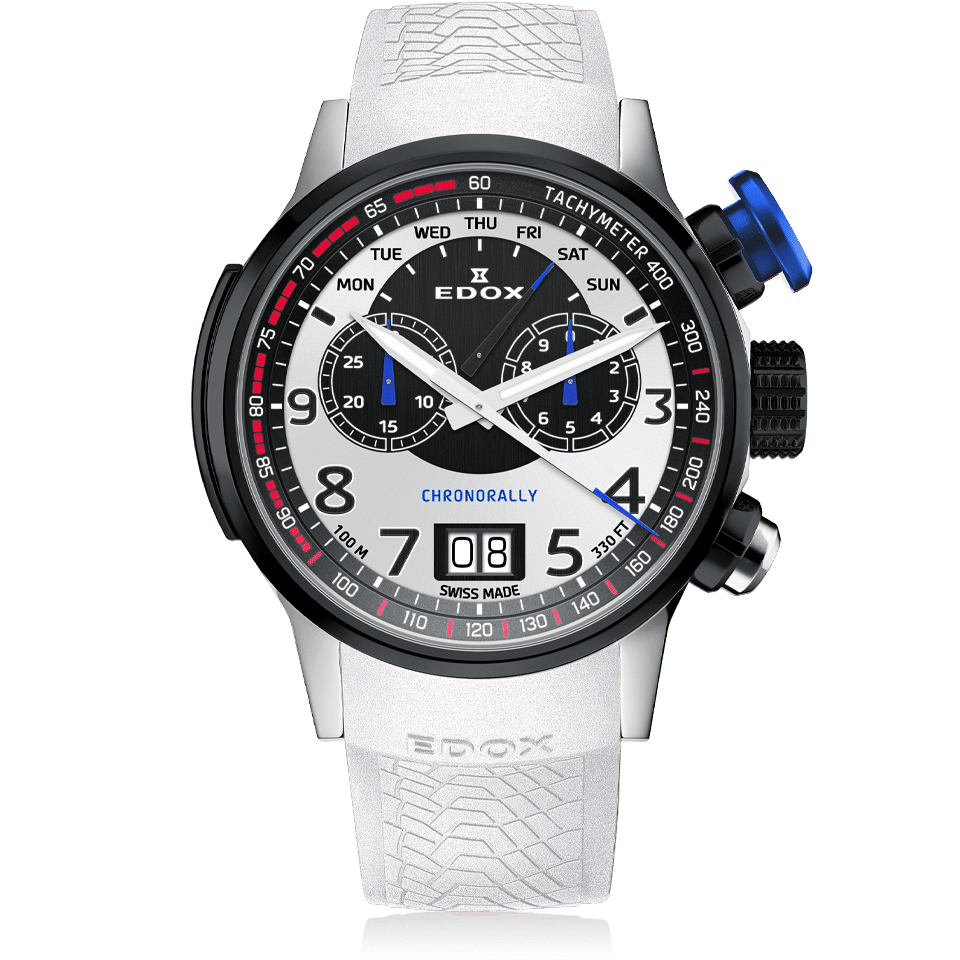 Relógio Edox Chronorally Chronorally Limited Edition Ø 48 mm | Quartzo 38001-TINNBU-BN
