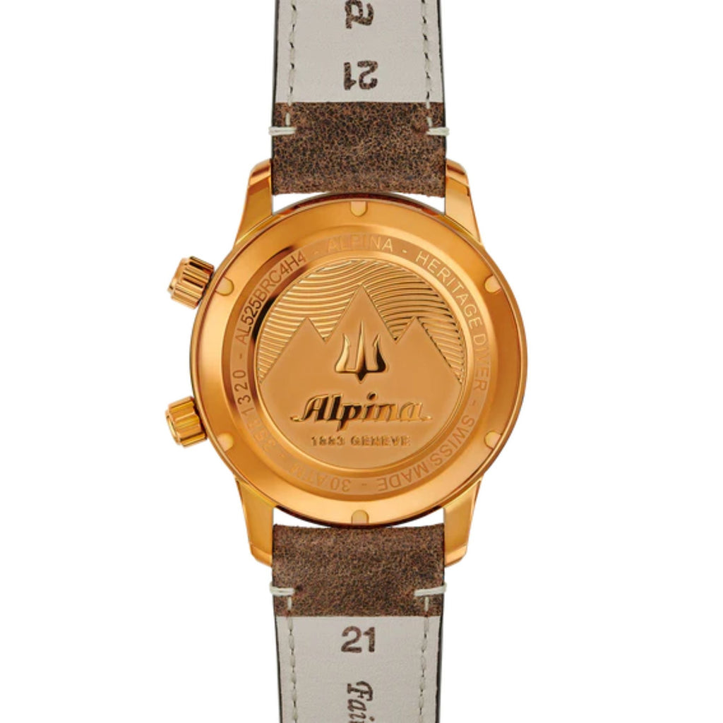 Relógio Alpina Seastrong Diver 300 Heritage AL-525BRC4H4 - Automático 44mm