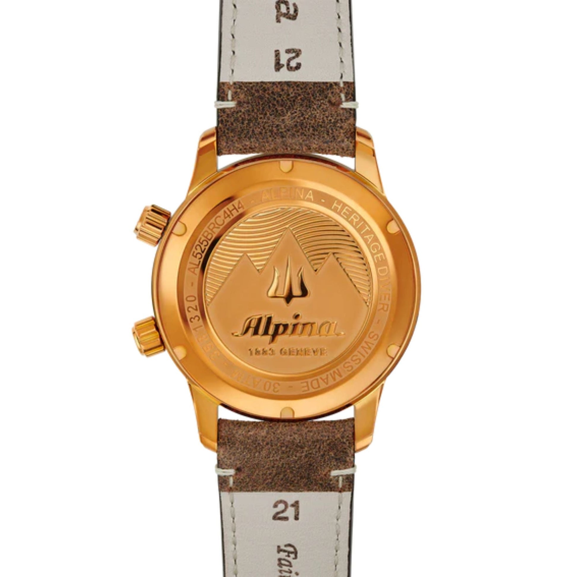 Relógio Alpina Seastrong Diver 300 Heritage AL-525BRC4H4 - Automático 44mm