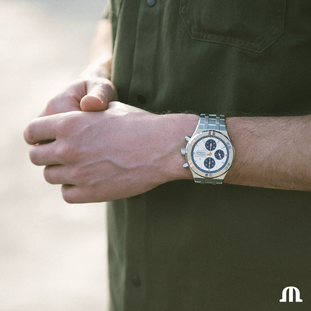Relógio Maurice Lacroix Aikon AI6038-SS002-131-2 - Automático 44mm