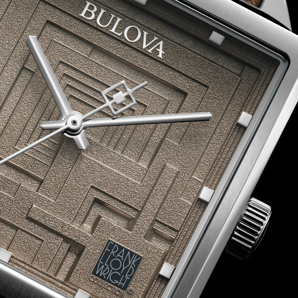 Relógio Bulova Ennis House  FRANK LLOYD WRIGHT 96A314 - Quartzo 34mm