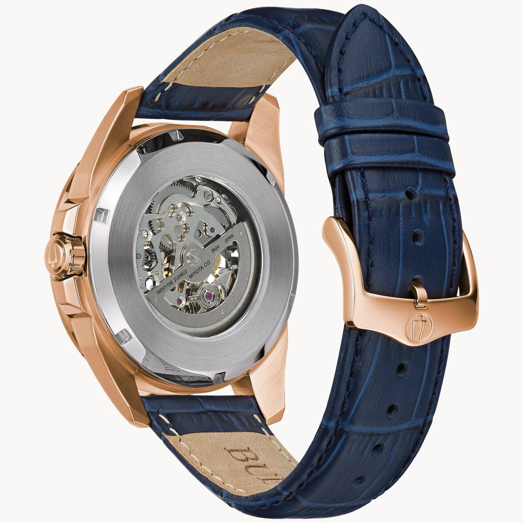 Relógio Bulova Sutton Skeleton 97A161- Automático- 43mm