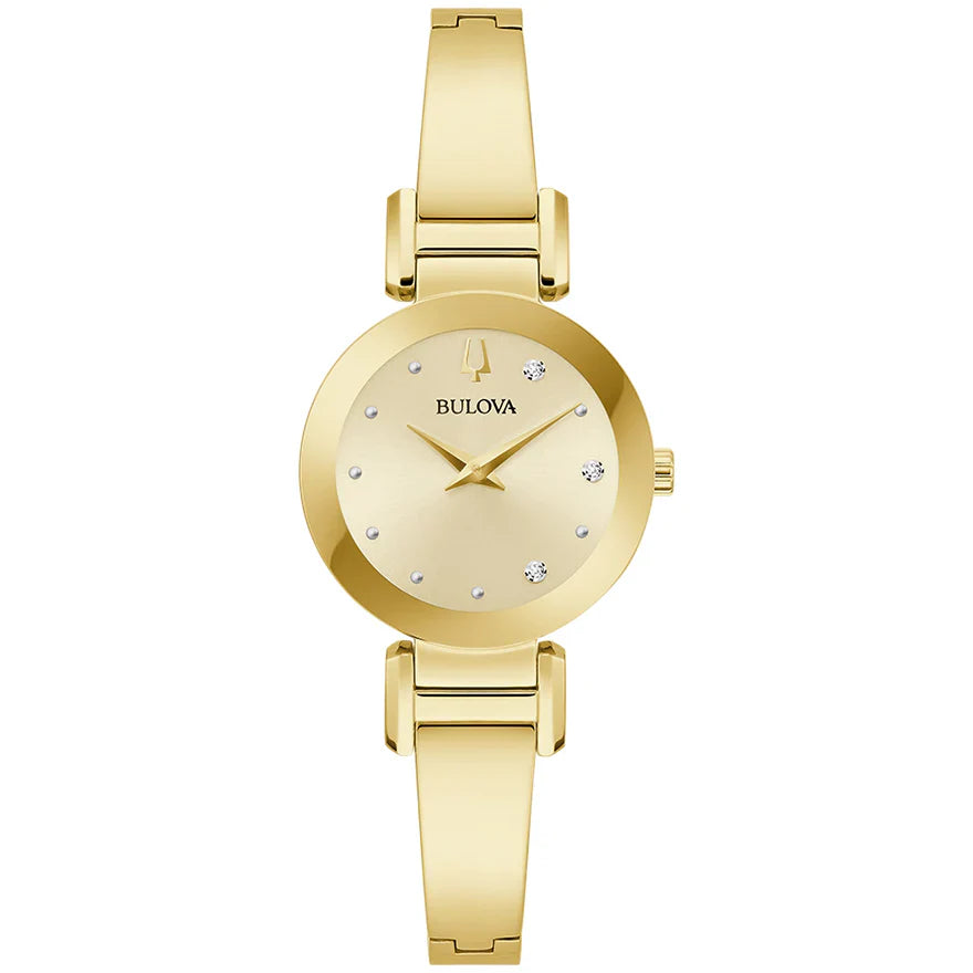 Relógio Feminino Bulova Marc Anthony Collection Champagne 97P164