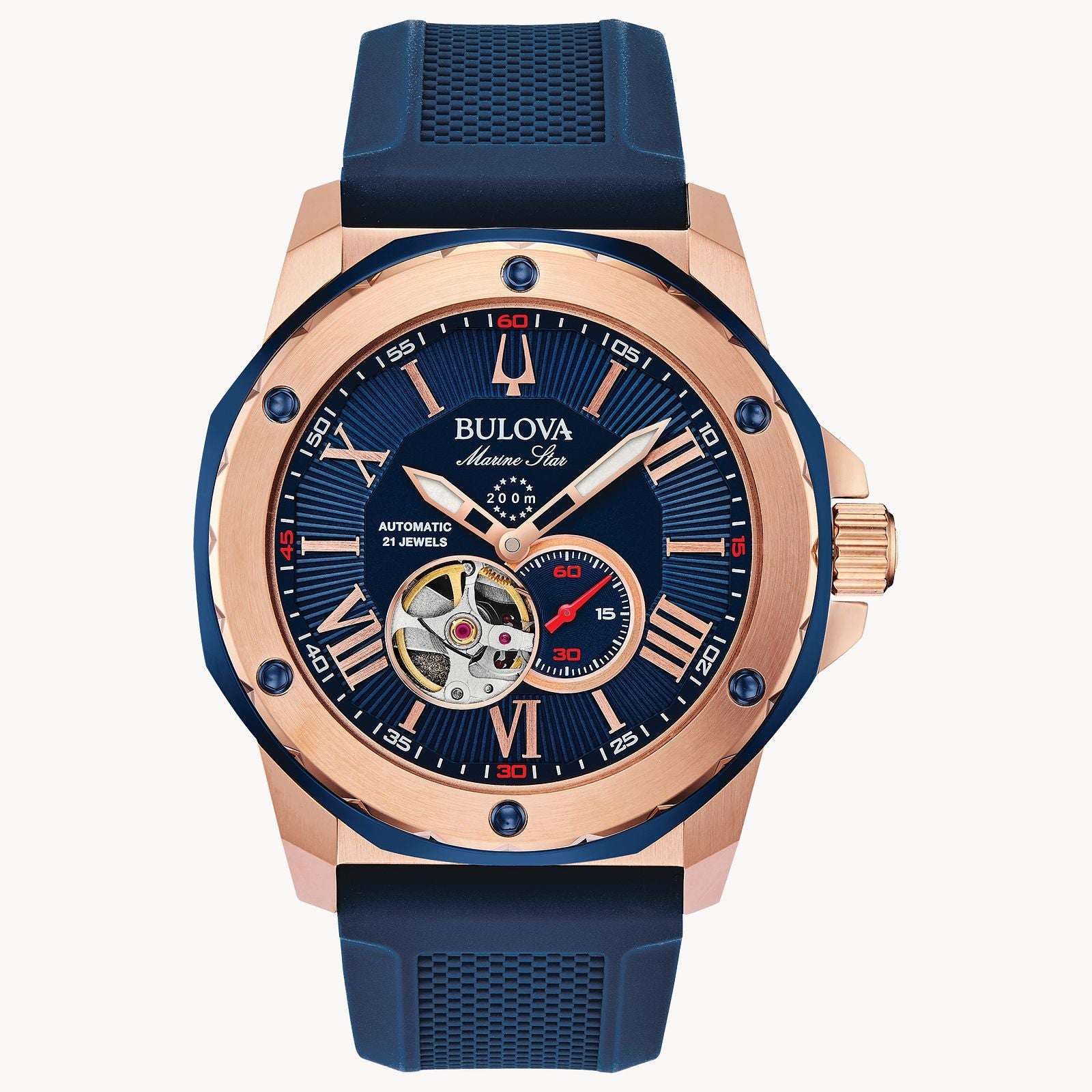 Relógio Bulova Marine Star 98A227 - Automático - 44mm
