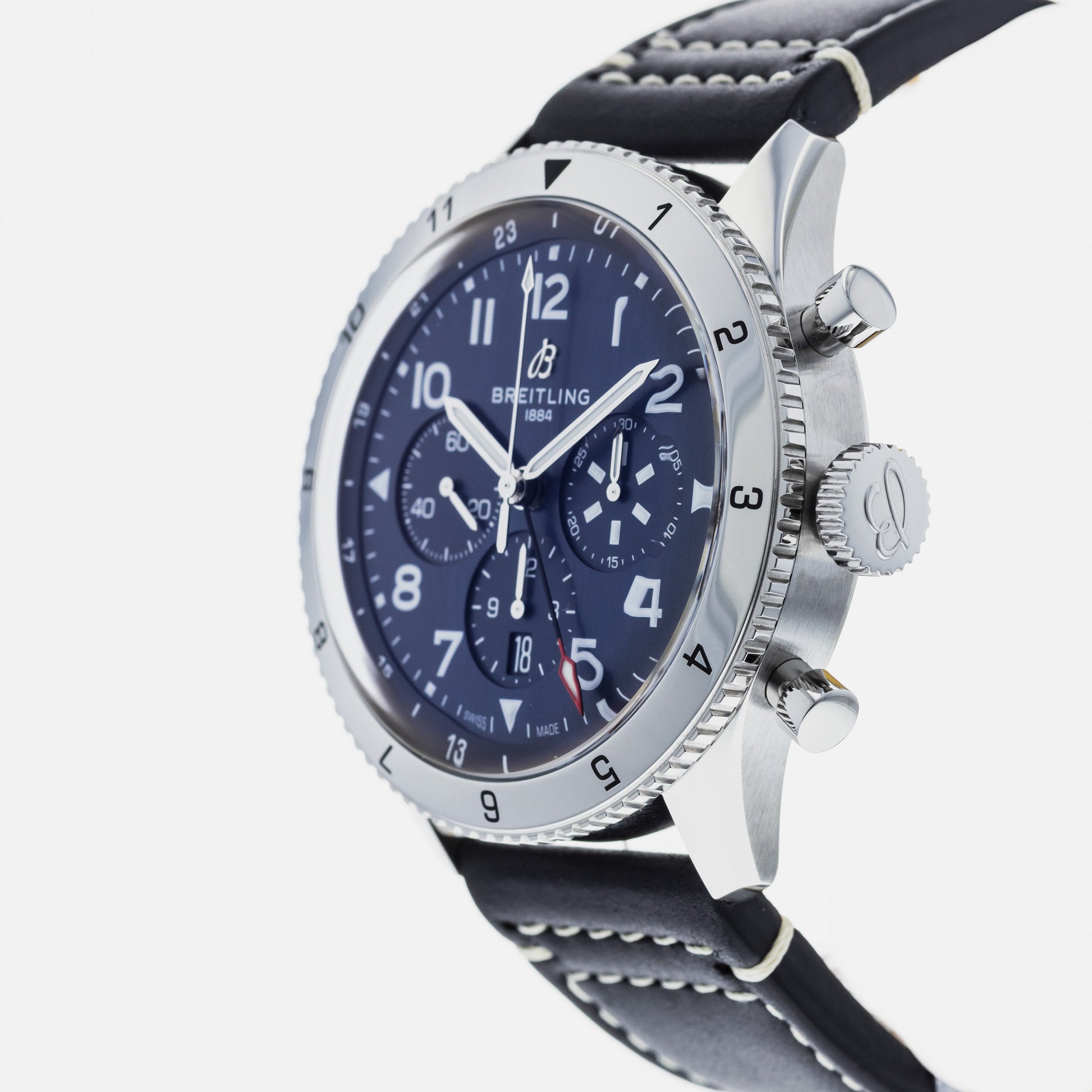 Relógio Breitling Super AVI B04 Chronograph GMT 46 P-51 Mustang AB0445 - Automático - 46mm