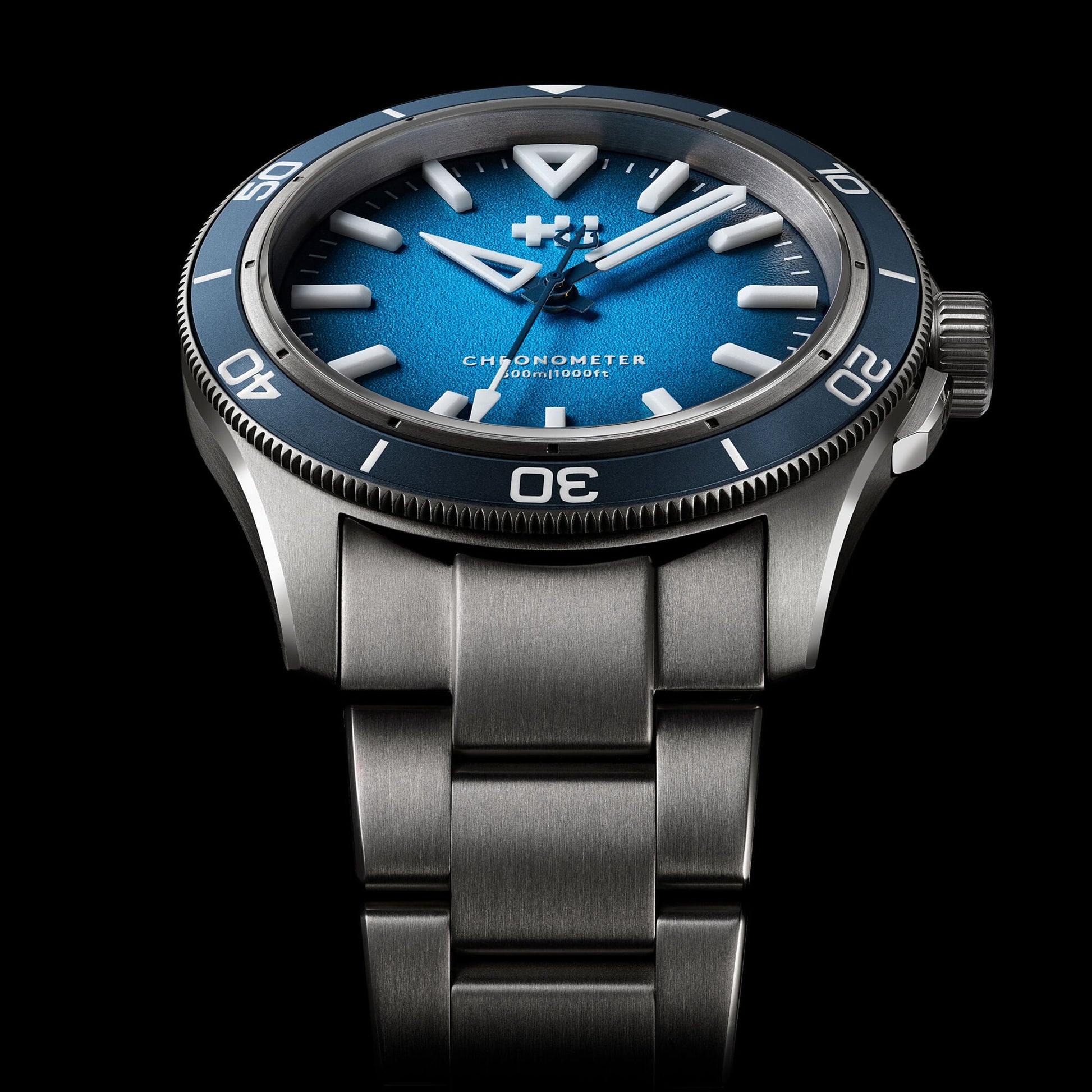 Relógio Christopher Ward C60 Trident Lumière 41mm C60-41C3H31T0BB0-B0