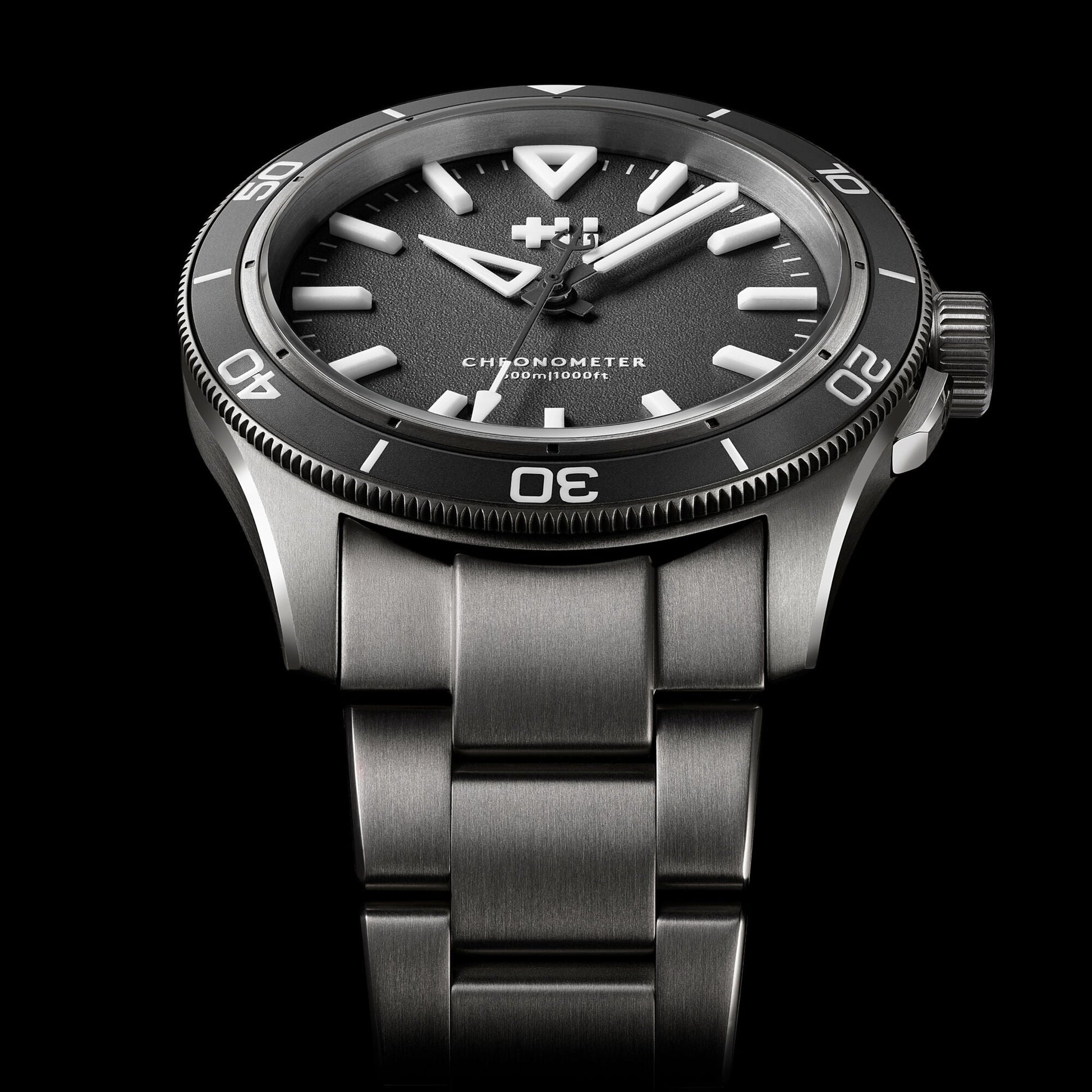 Relógio Christopher Ward C60 Trident Lumière 41mm C60-41C3H31T0KK0-B0