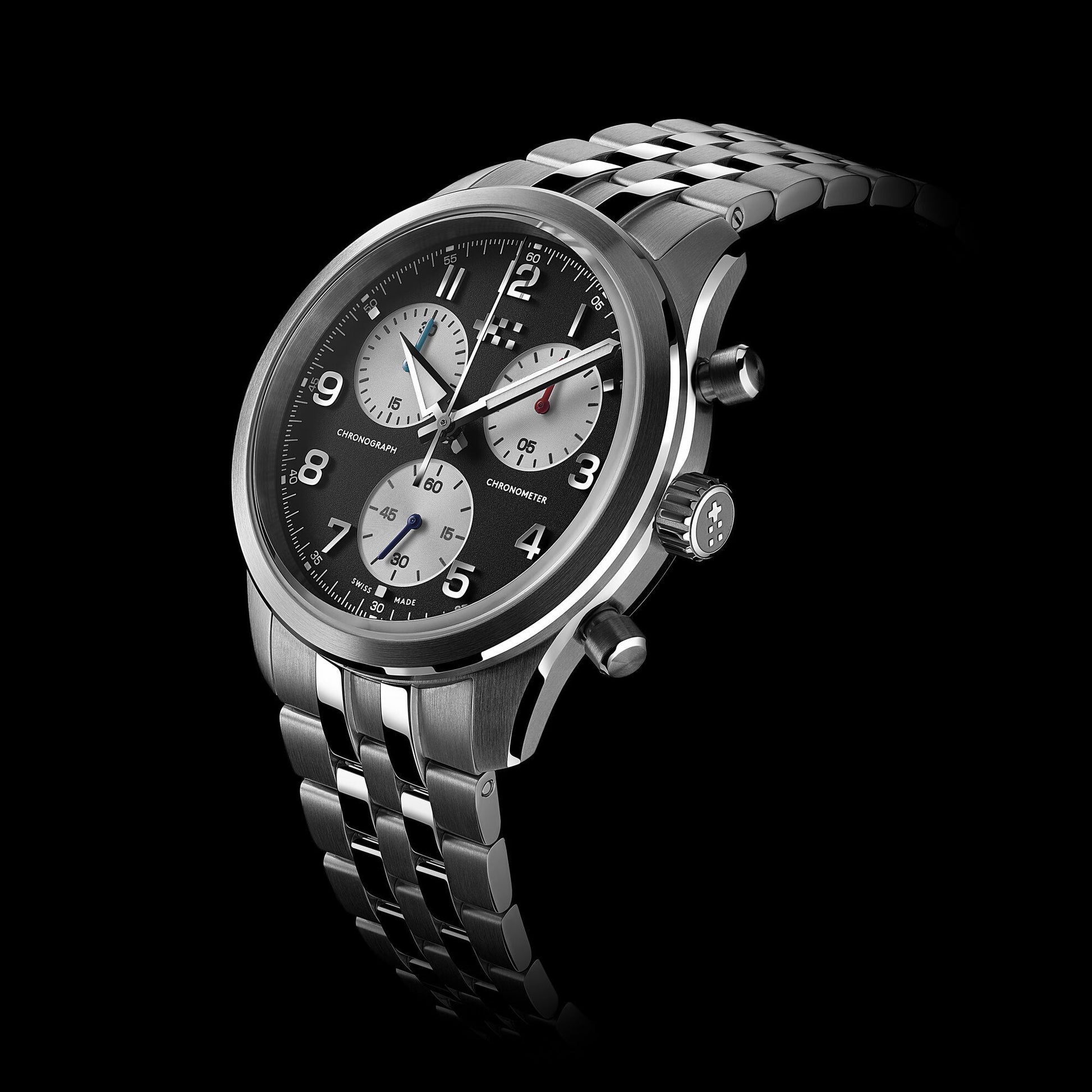 Relógio Christopher Ward C63 Valour C63-39QCC3-S00K0-B1 39mm