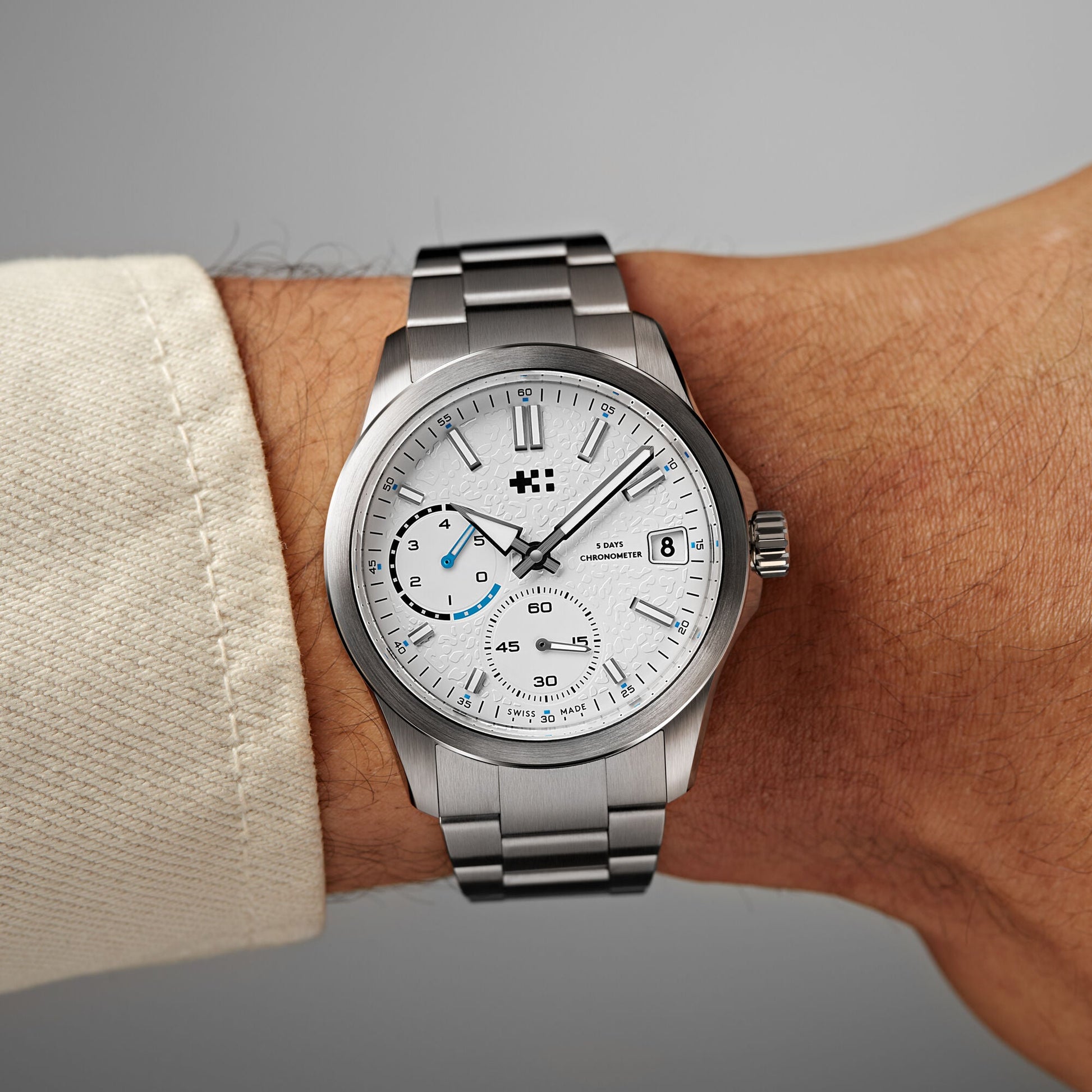 Relógio Christopher Ward C63 SH21 Snow Leopard - 41mm Automático