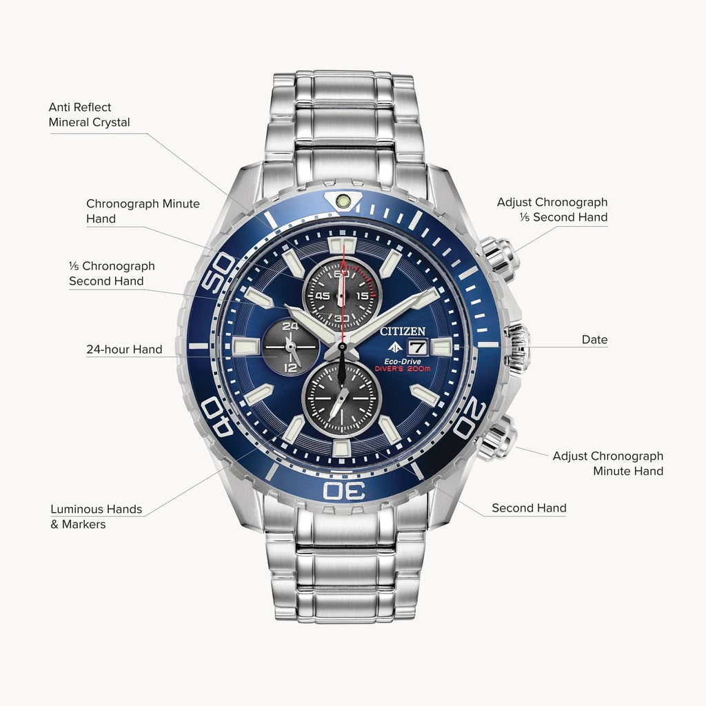 Relógio Citizen Promaster Diver CA0710-58L - Eco-Drive 46mm