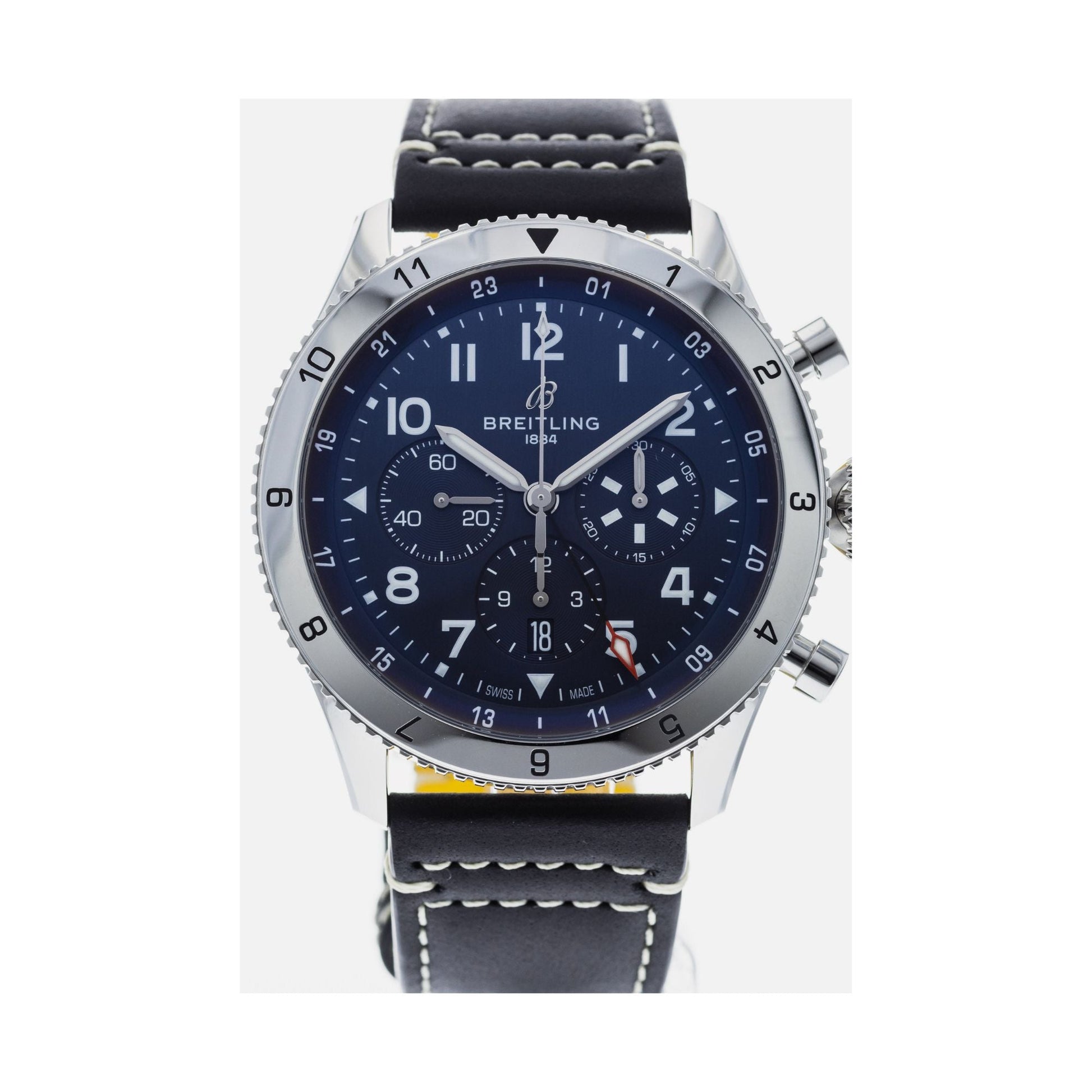 Relógio Breitling Super AVI B04 Chronograph GMT 46 P-51 Mustang AB0445 - Automático - 46mm