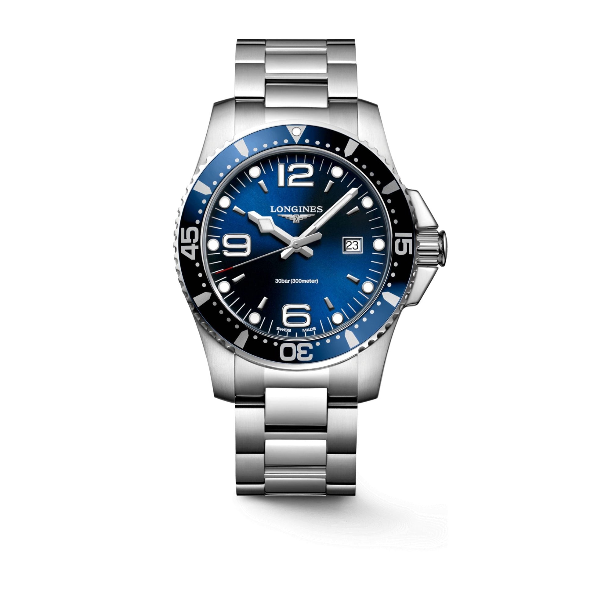 Relógio Longines Hydroconquest L38404966 - Quartzo - 44mm