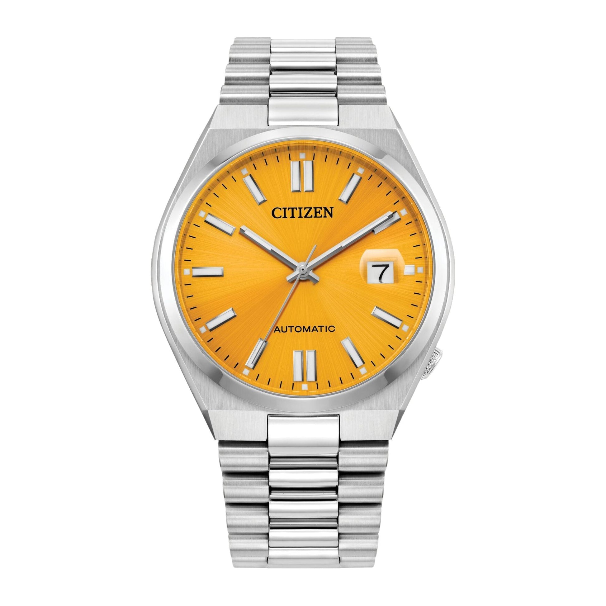 Relógio Citizen Tsuyosa NJ015 Amarelo