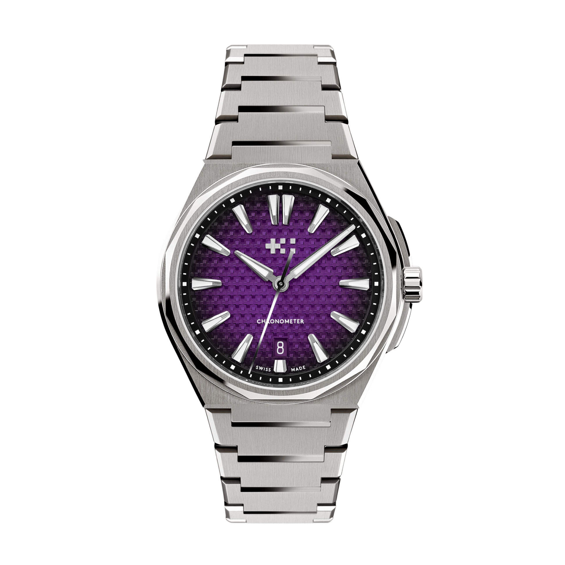 Relógio Christopher Ward The Twelve Roxo - Automático - 40mm