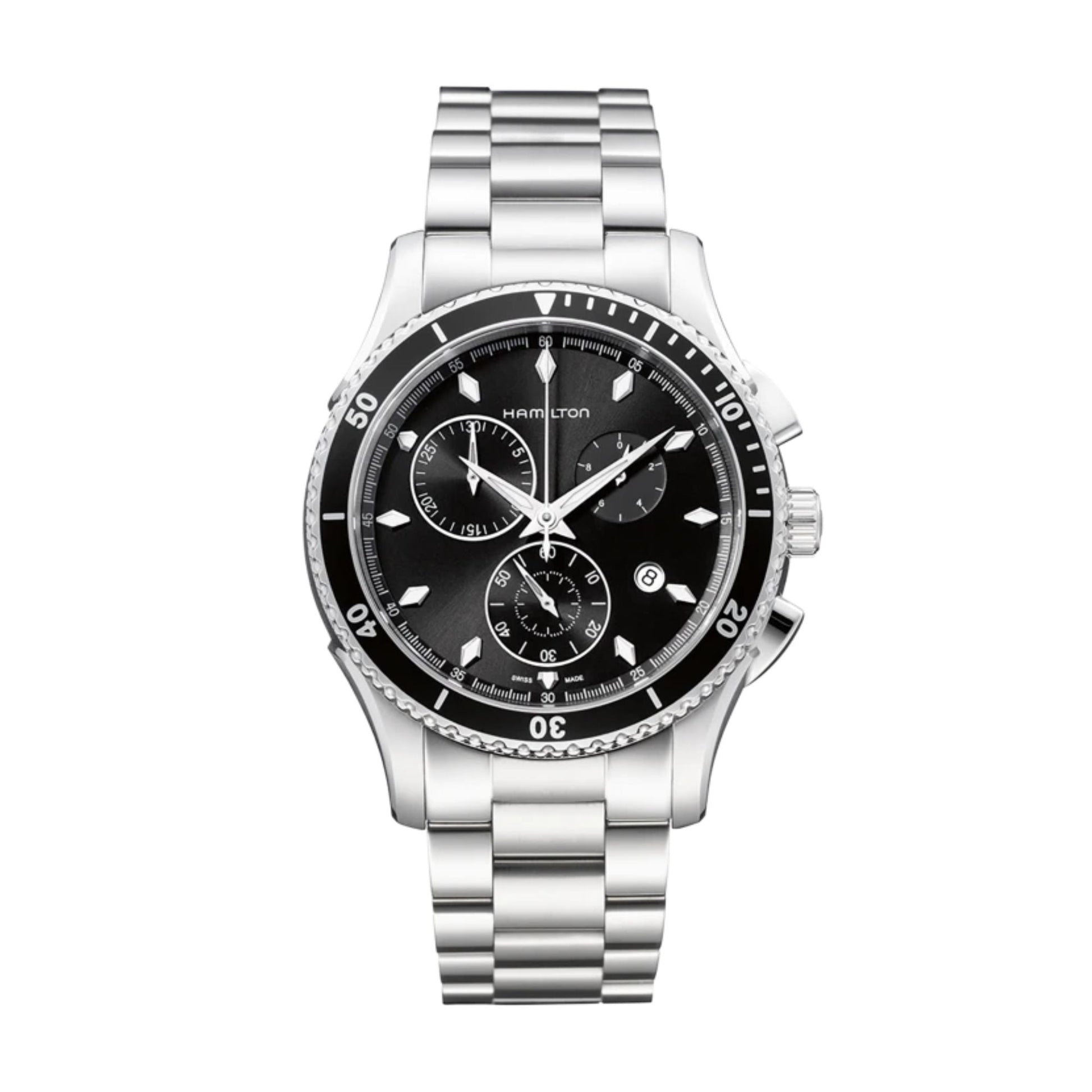 Relógio Hamilton JAZZMASTER SEAVIEW CHRONO H37512131 - Quartzo 44mm