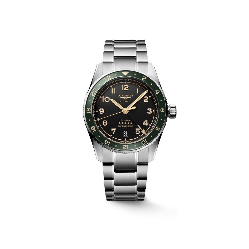 Relógio Longines SPIRIT ZULU TIME 39mm L38024636 Automático Unissex