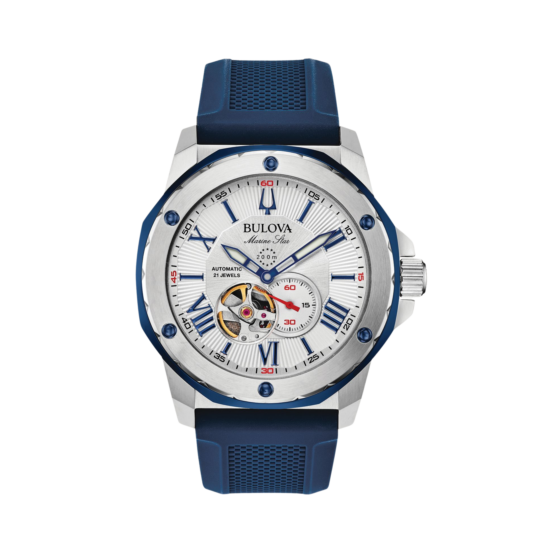 Relógio Bulova Marine Star Series A 98A225 - Automático 44mm
