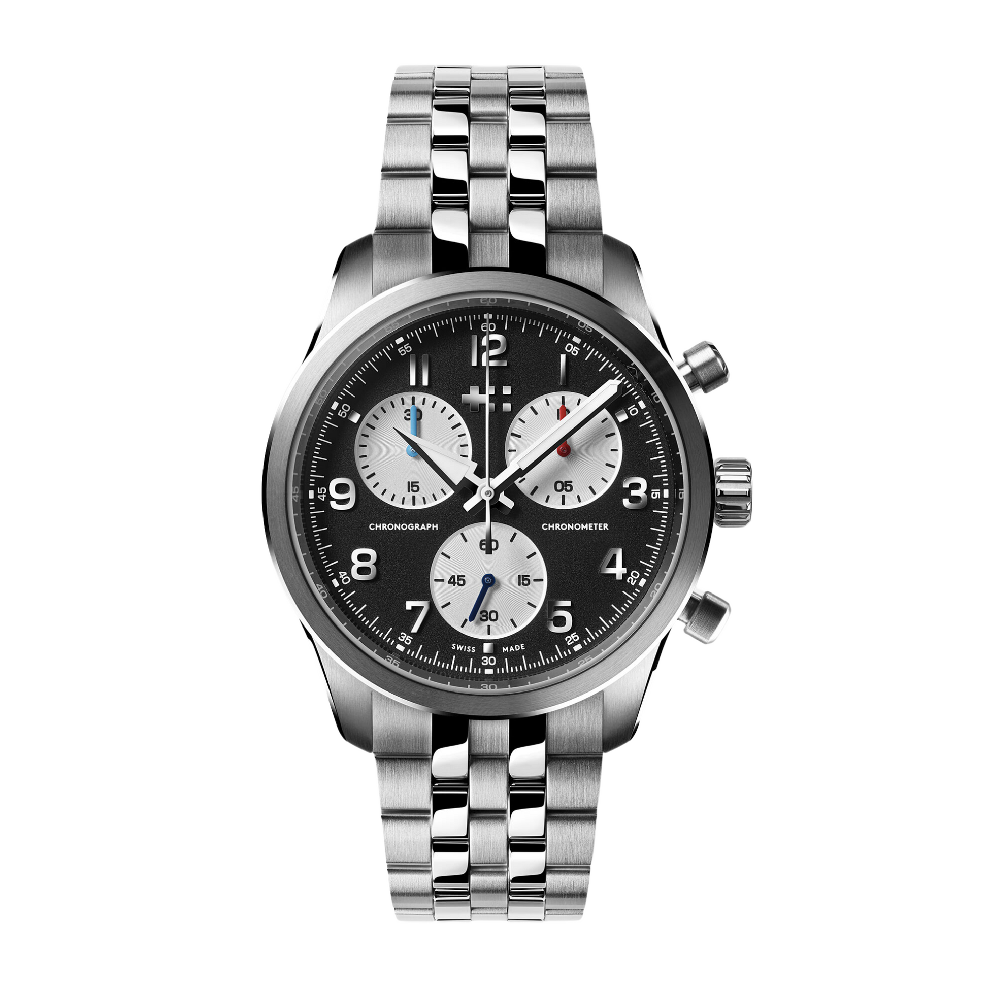 Relógio Christopher Ward C63 Valour C63-39QCC3-S00K0-B1 39mm