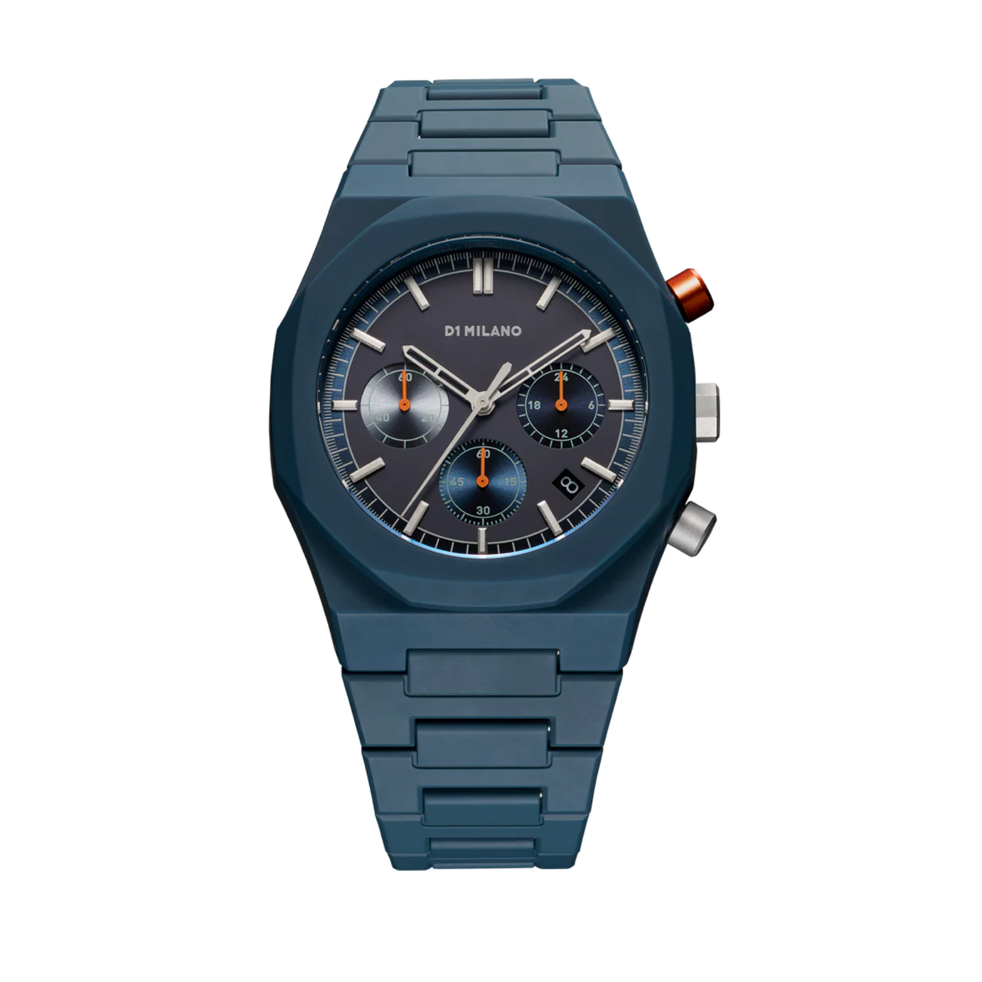 Relógio D1 Milano Neptune Blue Polychrono 40.5mm D1-PHBJ09