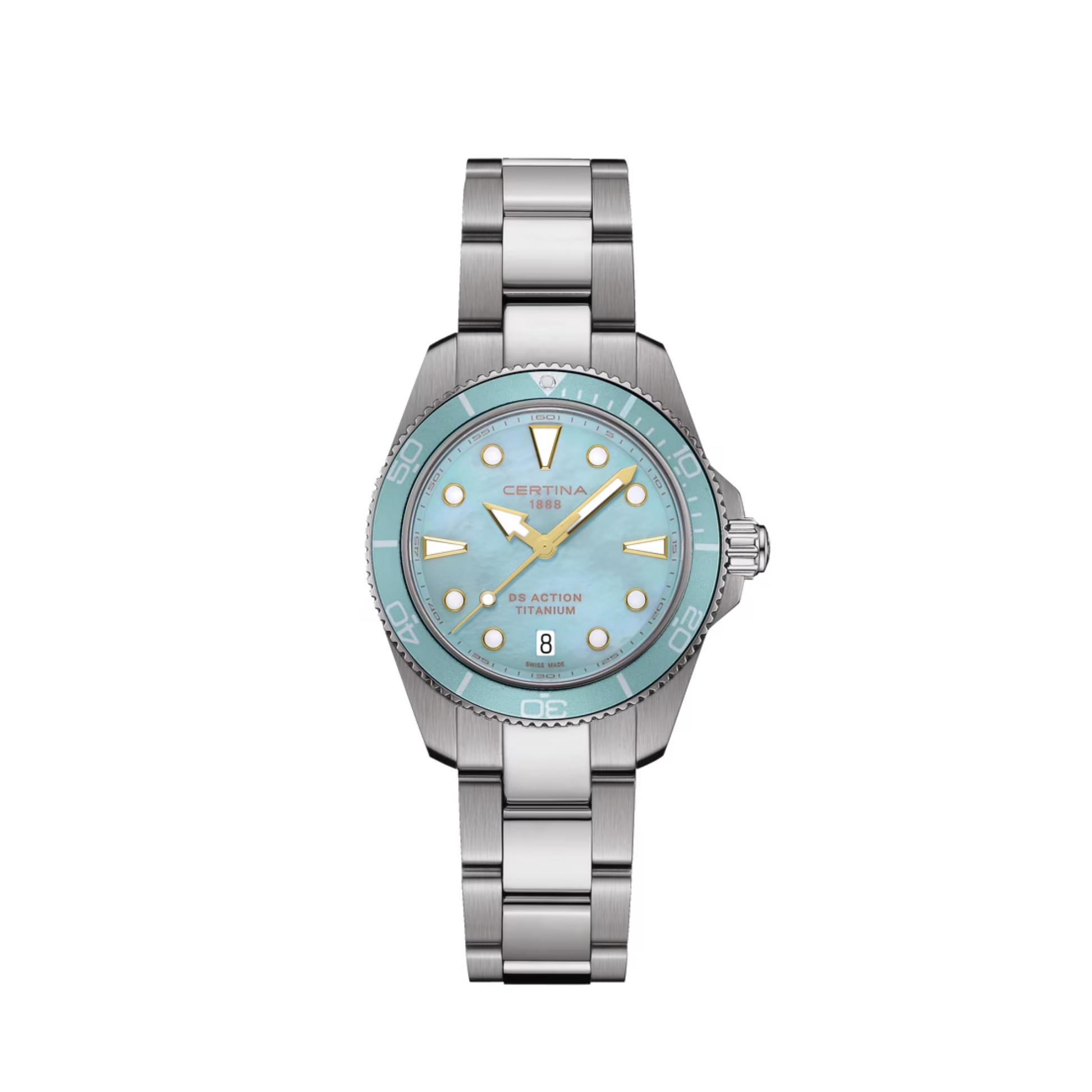 Relógio Feminino Certina DS Action 34.5mm Quartzo Titanium C048.210.44.131.00