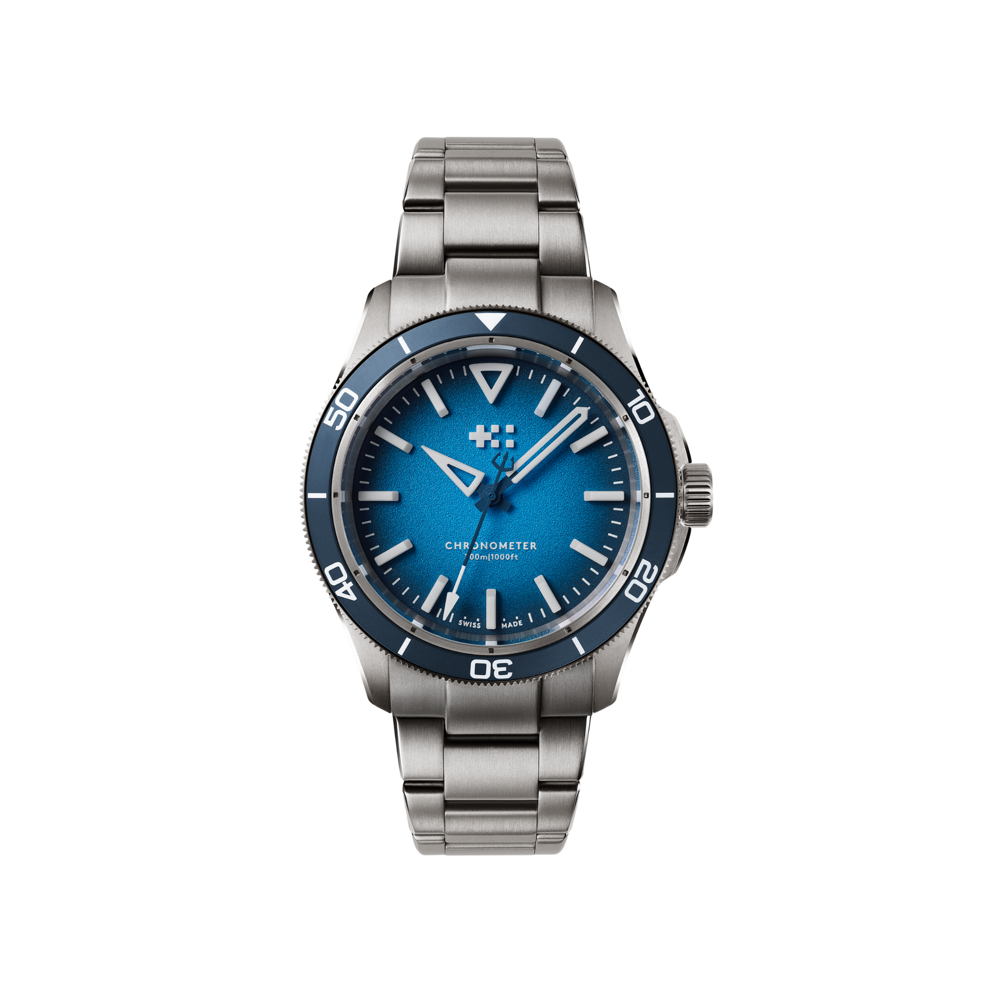 Relógio Christopher Ward C60 Trident Lumière 41mm C60-41C3H31T0BB0-B0